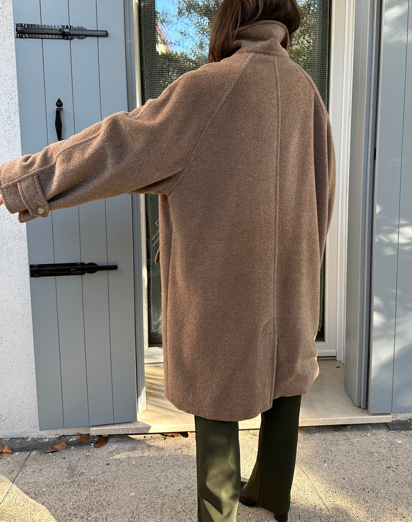 Cappotto Weekend by Max Mara Vintage Anni ‘90 Marrone Mocha Tg. Da 44 a 54