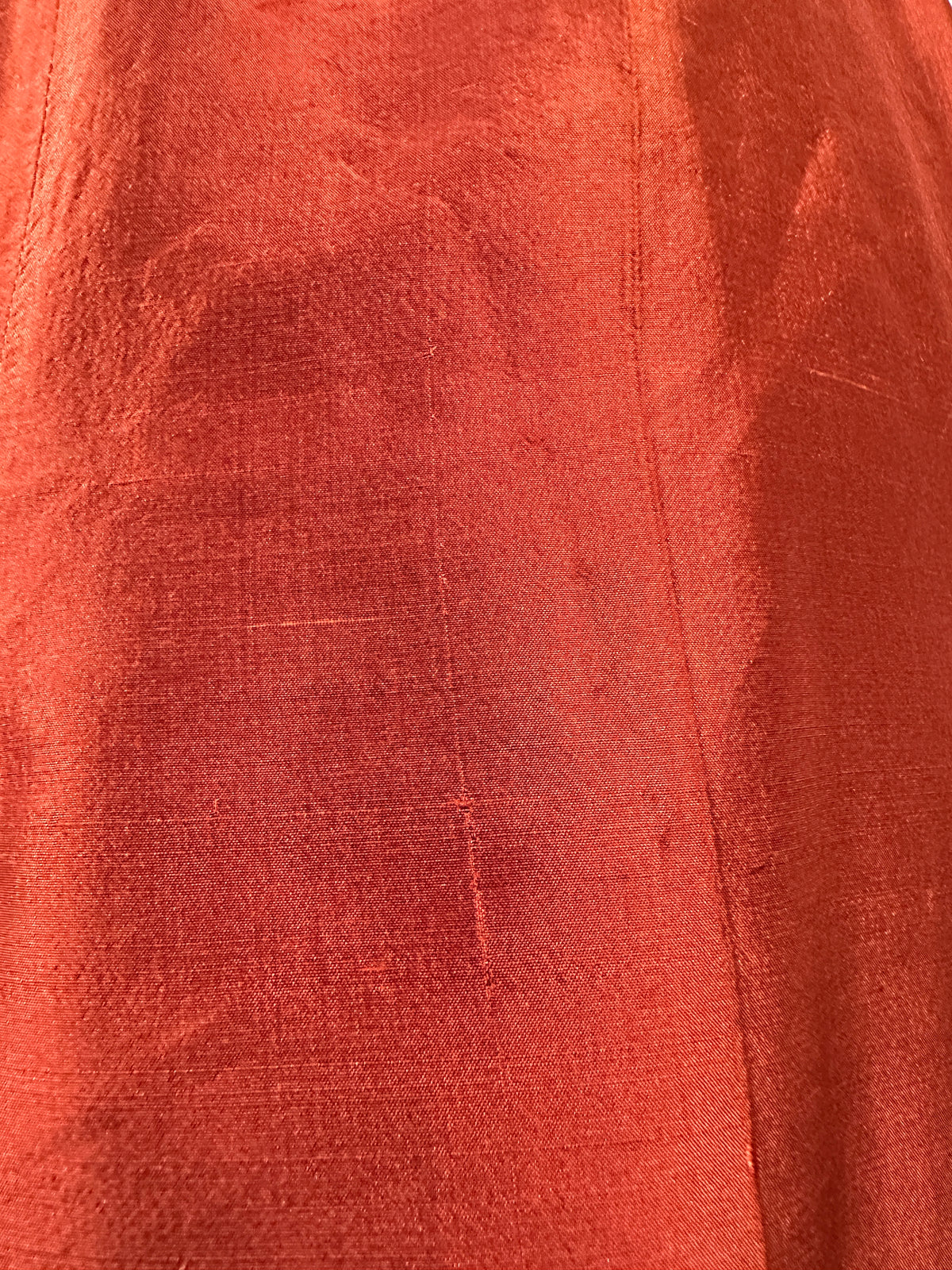 Pantaloni Anni ‘90 in Seta Mattone
